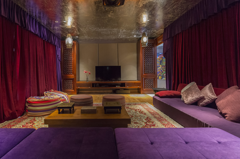 Kaba Kaba Estate Lounge Area with TV, Tabanan | 8 Bedroom Villas Bali