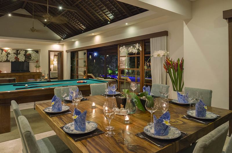 Lataliana Villas Dining Area, Seminyak | 8 Bedroom Villas Bali